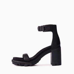 Rag & Bone Black Leather Shane Sandal 5 NWT